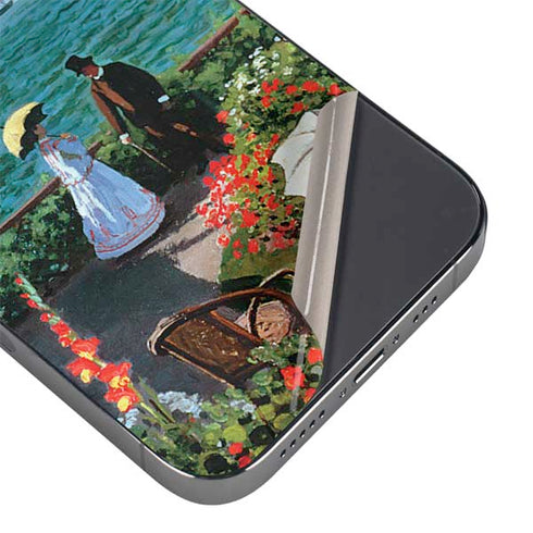 Claude Monet The Terrace at Sainte-Adresse iPhone 14 Pro Skin